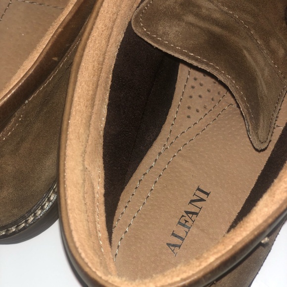 Alfalni Jason Brown Suede Lace-Up Ankle Boots. - Picture 6 of 8